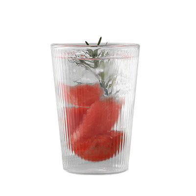 B2B Custom 12oz Textured Glass Mugs | Bulk FDA-Certified Heat-Resistant Coffee Cups