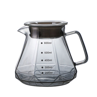 B2B Custom 400ml Glass Coffee Brewer with Stainless Steel Filter & Glass Handle|For Cafes & Catering