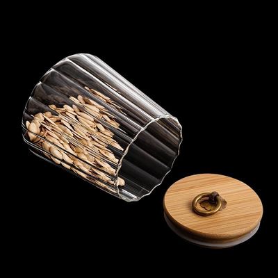 Industrial-Grade Glass Jars with Spoon|B2B Bulk Orders|Airtight Bamboo Lid Containers|Custom Branding