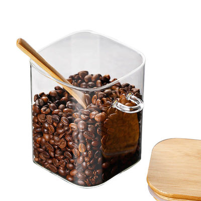 Industrial-Grade Glass Jars with Spoon | B2B Bulk Orders | Airtight Bamboo Lids | Custom Branding