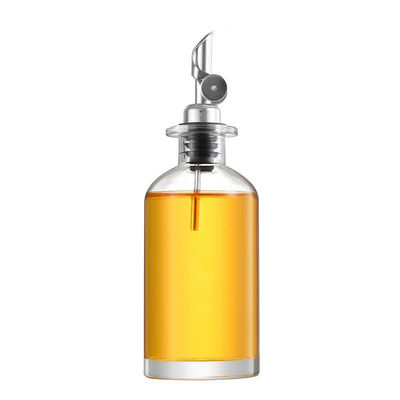 B2B Premium 500ml Glass Oil & Vinegar Dispenser Set | Non-Drip Stainless Spouts | Elegant UV-Shield Design