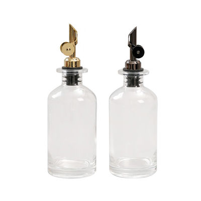 B2B Premium 500ml Glass Oil & Vinegar Dispenser Set | Non-Drip Stainless Spouts | Elegant UV-Shield Design