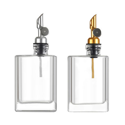 Custom B2B 500ml Glass Oil Dispenser|Drip-Proof Stainless Steel Spout| V-Protective Commercial Design