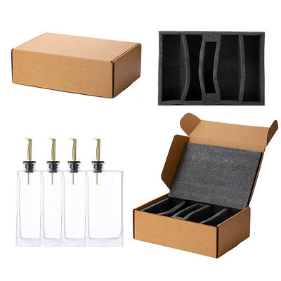 Custom B2B 500ml Glass Oil Dispenser|Drip-Proof Stainless Steel Spout| V-Protective Commercial Design