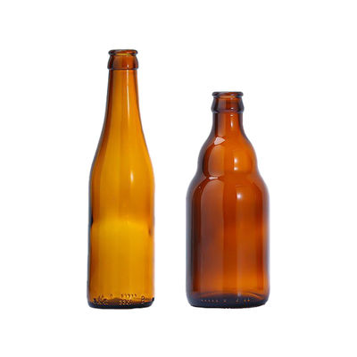 Custom Glass Beer Bottles For Breweries With Caps Bulk Orders Leak-Proof & Durable Design&OEM Logos