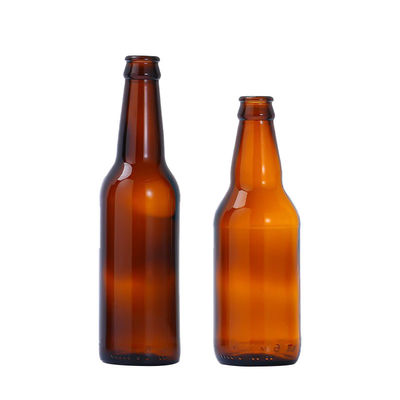 Custom Glass Beer Bottles For Breweries With Caps Bulk Orders Leak-Proof & Durable Design&OEM Logos