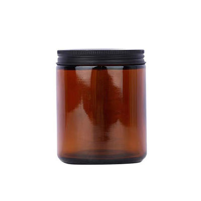 Wholesale Amber Glass Candle Jar-Custom Luxury Finish,Unique Designs Bulk Pricing for Retailers