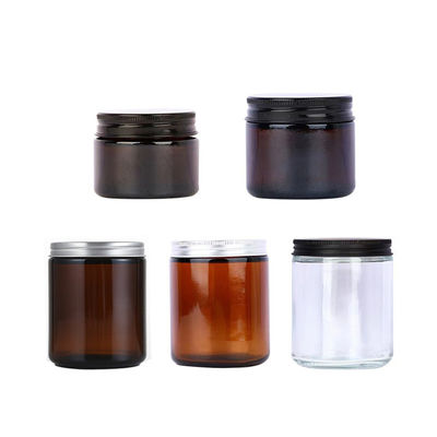 Wholesale Amber Glass Candle Jar-Custom Luxury Finish,Unique Designs Bulk Pricing for Retailers