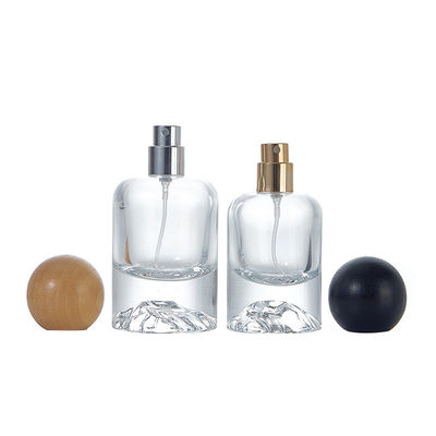 Custom Crystal 30ml 50ml  Glass Perfume Bottles | Luxury Hand-polished Gold-stamped Logo | B2B Wholesale