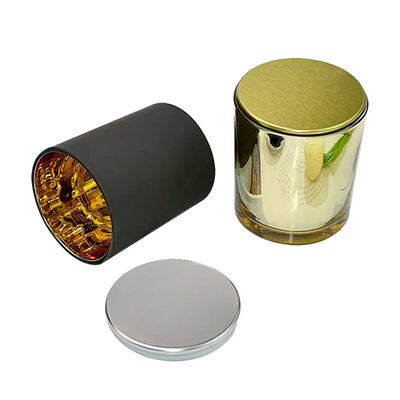 Commercial Electroplated Glass Candle Jars