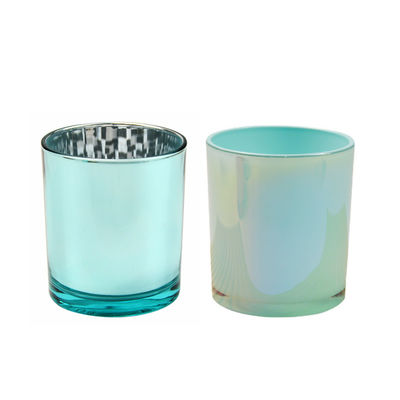 Commercial Electroplated Glass Candle Jars