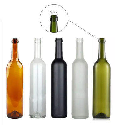Clear/Amber 750ml Premium Glass Wine Bottles - B2B Bulk, Food-Safe, Custom Branding for Suppliers​