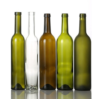 Clear/Amber 750ml Premium Glass Wine Bottles - B2B Bulk, Food-Safe, Custom Branding for Suppliers​