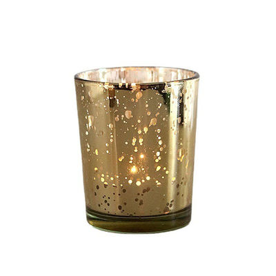 B2B Electroplated Christmas Candle Jars: Bulk Order, Custom Design, Shatter-Resistant for Candle Brands