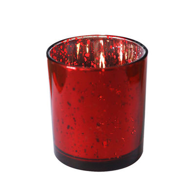 B2B Electroplated Christmas Candle Jars: Bulk Order, Custom Design, Shatter-Resistant for Candle Brands