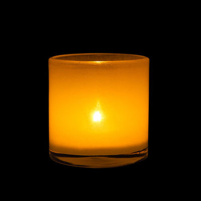 Christmas Glass Candle Jars Round