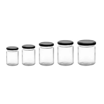 B2B Clear Glass Sauce Jars 250ml-750ml | Eco-Friendly, Bulk Supply for Sauce Production & Retail