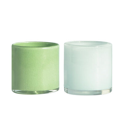 Wholesale Glass Candle Jars 8cm×9cm | Heat-Resistant| Multi-Style for Manufacturers & Brands