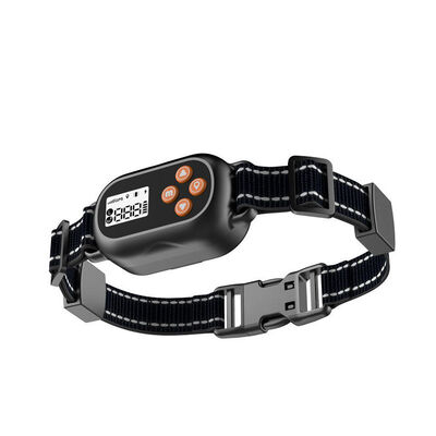 Humane Dog Bark Collar Rechargeable Waterproof Adjustable Training Collar with Safety Protection