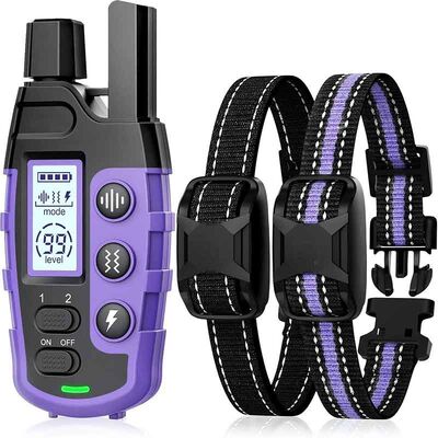 IP67 Waterproof Dog Training Collar Rechargeable Reflective Pet Training Collar for Bulk Wholesale OEM ODM
