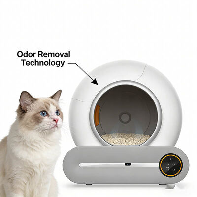 Wholesale Automatic Self-Cleaning Cat Litter Box Odor Free Safe Quiet Easy Clean Pet Litter Box OEM ODM