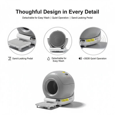 Wholesale Smart Self-Cleaning  Odor-Sealed Cat Litter Box | B2B Pet Quiet Sanitation Products Manufacturer