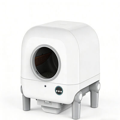 Automatic Pet Litter Box for Cats, Odor Sealed, Quiet Operation, Durable, Ideal for Retail & Distribution