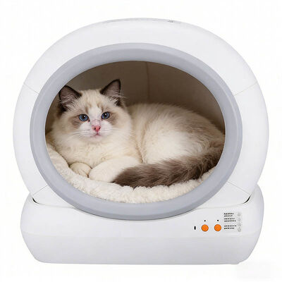 Smart Temperature Control Cat House, Low-Voltage Safe, Quiet Energy-Saving Pet Bed for Large Cats OEM