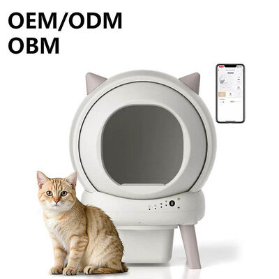 Self-Cleaning Cat Litter Box, APP Control, Odor Lock, Pet Safe, Large Capacity, OEM for US/EU Market