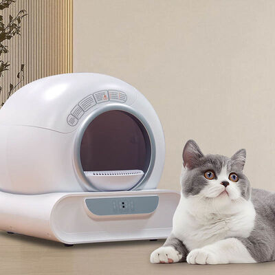 Smart Automatic Cat Litter Box, Low Tracking, Quiet Motor, Multi-Cat Friendly, OEM ODM Available