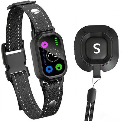 Smart Dog GPS Collar Real-Time Anti-Lost Geo-Fence Sleep Monitoring Rechargeable Waterproof