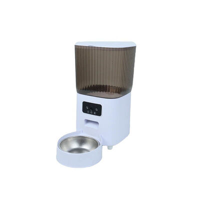 Programmable Smart Pet Feeder 6L Large Capacity Auto Pet Food Dispenser with Stainless Steel Bowl for Pets