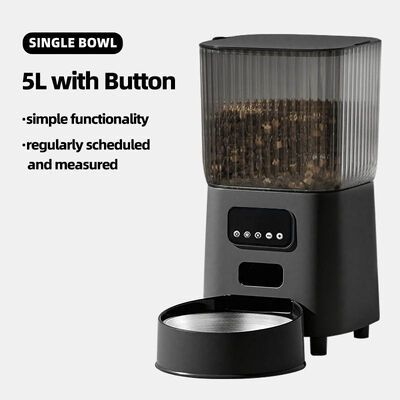 Programmable Smart Pet Feeder 6L Large Capacity Auto Pet Food Dispenser with Stainless Steel Bowl for Pets