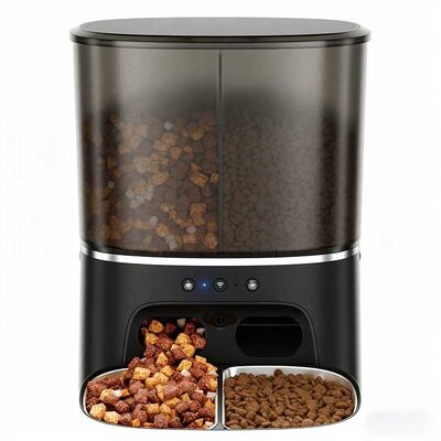 Smart Pet Feeder 6L WiFi, UV Sterilization, Anti-Jam, Dual Power Automatic Cat Dog Feeder Wholesale