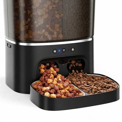 Smart Pet Feeder 6L WiFi, UV Sterilization, Anti-Jam, Dual Power Automatic Cat Dog Feeder Wholesale