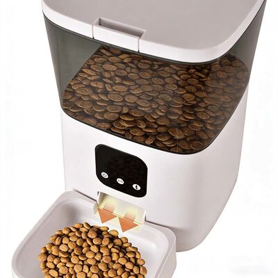 Smart Automatic Cat Feeder Large Capacity Anti-Jam Battery Backup Easy Clean Pet Food Dispenser Bulk
