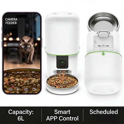 Smart Pet Feeder | WiFi App, Timed Meal, Portion Control, Anti-Jam, 6L Large Capacity B2B Wholesale