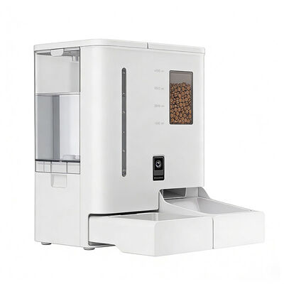 Auto Pet Feeder, Timed Meal Control, Large Capacity, Dual Power Supply Smart Feeder for US EU Market