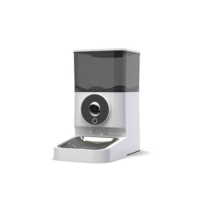 6L Smart Automatic Pet Feeder WiFi App Control Camera Two-Way Audio Battery Backup BPA-Free For EU US