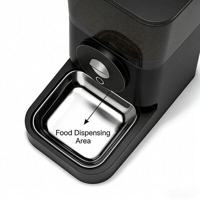 6L Smart Automatic Pet Feeder WiFi App Control Camera Two-Way Audio Battery Backup BPA-Free For EU US