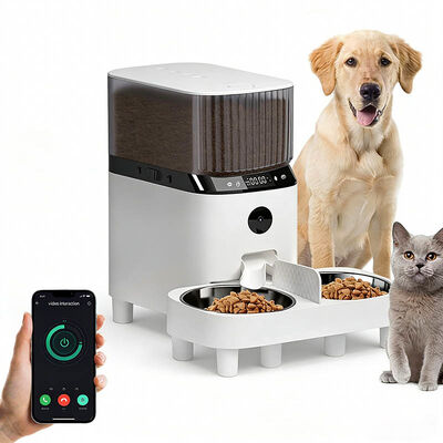 Smart Pet Feeder with Camera, WiFi Remote Control, Timed Meal, Voice Record, OEM ODM Bulk Supply