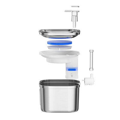 Pet Water Dispenser Smart Automatic Fountain, Stainless Steel Quiet，Large Capacity, Wholesale Bulk