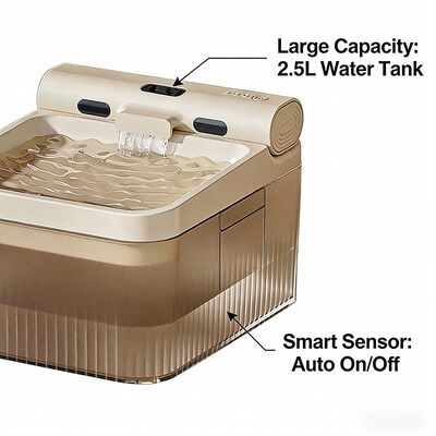 OEM Automatic Pet Water Fountain, Quiet Filtered Large Capacity Wireless Water Dispenser Wholesale