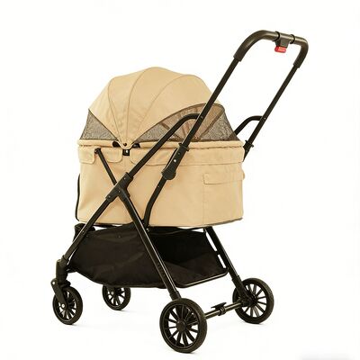 Stable Foldable Pet Stroller, Short Lead Time Universal Wheel Pet Push Cart Wholesale For Distributors