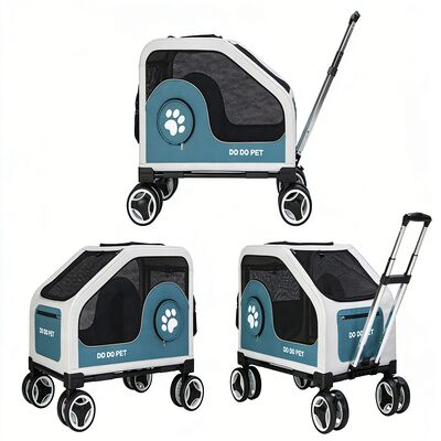 Terrain Pet Stroller Foldable Detachable Washable Comfortable Multi-Pet Travel Stroller B2B Wholesale