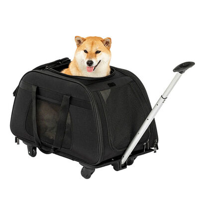 B2B Wholesale Foldable Pet Stroller–Lightweight Wheeled Travel Carrier with Breathable Mesh for Pets