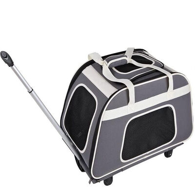 B2B Wholesale Foldable Pet Stroller–Lightweight Wheeled Travel Carrier with Breathable Mesh for Pets