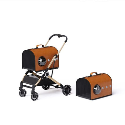 Collapsible Dog Stroller | Detachable Pet Carrier Stroller|Quiet Pet Stroller for B2B Bulk Purchase