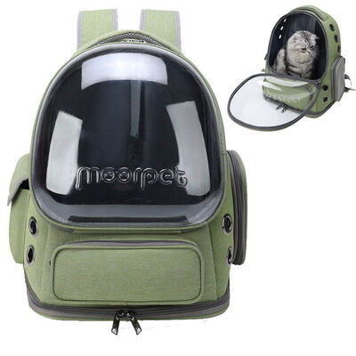 Pet Backpack Carrier Bulk, Panoramic Clear Cat Backpack Breathable Pet Bag OEM For B2B Pet Shop Buyers
