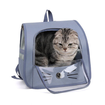 Bulk Cat Backpack Carrier, Clear Window Breathable Pet Travel ODM Backpack For B2B Pet Supply Buyers